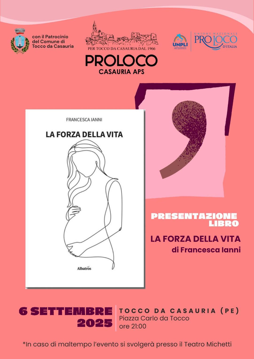 Presentazione del libro La Forza della Vita a Tocco da Casauria